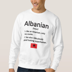 Albanische Roots Albanienflagge Albanisches Erbe Sweatshirt