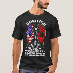 Albanische Roots Geborenes American Tshirt