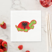 Albanische Turtle Serviette (Beispiel)