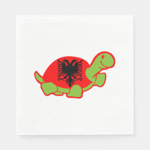 Albanische Turtle Serviette