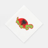 Albanische Turtle Serviette (Ecke)