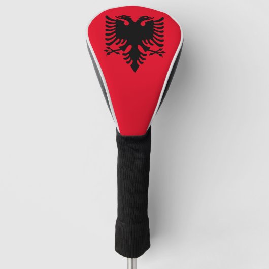 Albanische Wappen Golf Headcover (Vorderseite)