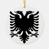 Albanischer Adler Keramik Ornament (Vorne)