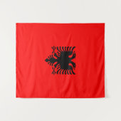 Albanischer Adler Wandteppich (Vorderseite (Horizontal))