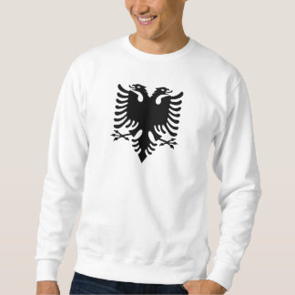 Albanischer doppelter vorangegangener Adler Sweatshirt