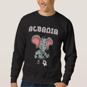 Albanischer Elefant Albanischer Fans Sweatshirt