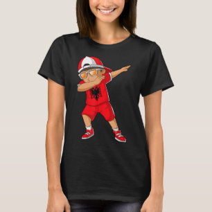 Albanischer Junge Albanien Kid Patriotismus Roots  T-Shirt