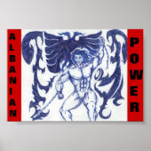 Albanischer Power Poster (Vorne)
