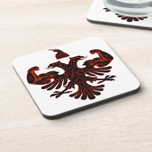 Albanischer Power Untersetzer (Linke Seite)