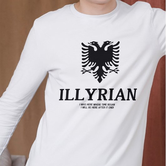 Albanischer Stolz auf den T - Shirt der albanische