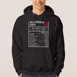 Albanischer Vater Ernährung Fakten Vatertag Nat Hoodie