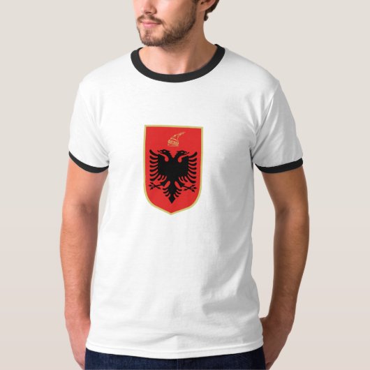 Albanischer Wappen-T - Shirt (Vorderseite)
