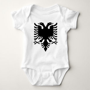 Albanisches Adler-Wappen Baby Strampler