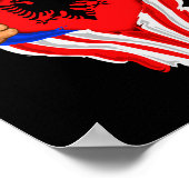 albanisches Blut in mir Poster (Ecke)