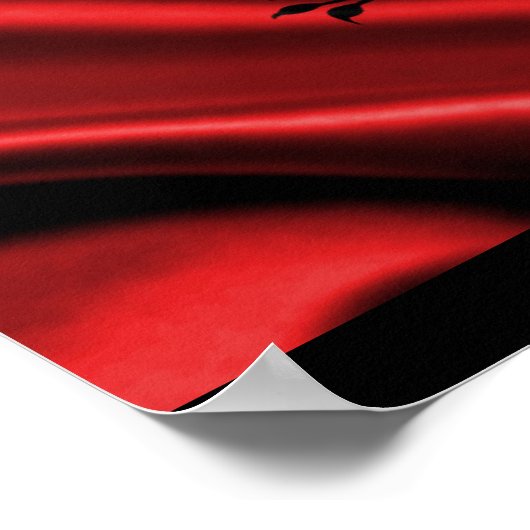 Albanisches Eagle Poster (Ecke)