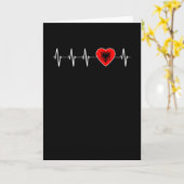 Albanisches Herzschlag I Liebe Albanien Flaggensta Karte (Gelbe Blume)