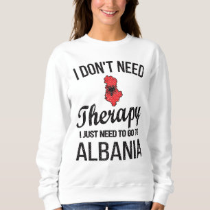 Albanisches Kulturerbe Albanien Roots Albanische F Sweatshirt