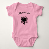 Albanisches Mädchen Baby Strampler (Vorderseite)