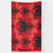 Albanisches Muster 2 Banner (Vertikal)