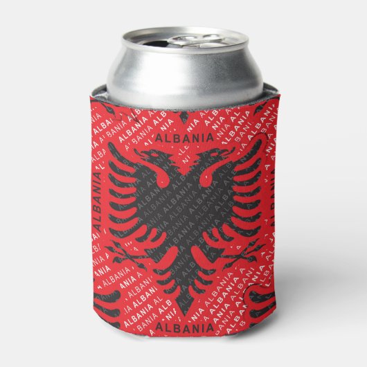 Albanisches Muster 2 Dosenkühler (Kanne Vorderseite)
