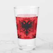 Albanisches Muster 2 Glas (Rückseite)