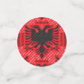 Albanisches Muster 2 Konfetti (Klein Vorderseite)