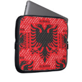 Albanisches Muster 2 Laptopschutzhülle (Vorne Rechts)