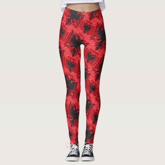 Albanisches Muster 2 Leggings (Vorderseite)