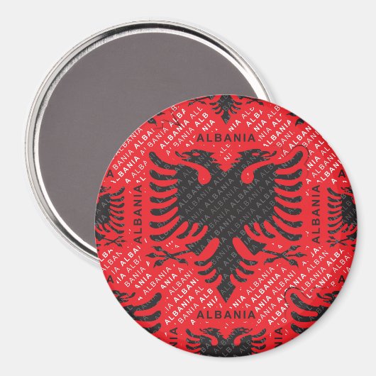 Albanisches Muster 2 Magnet (Vorderseite/Rückseite)