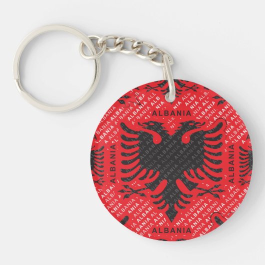 Albanisches Muster 2 Schlüsselanhänger (Vorderseite)
