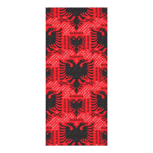 Albanisches Muster 2 Werbekarte (Vorne)