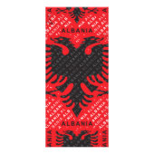 Albanisches Muster 2 Werbekarte (Hinten)