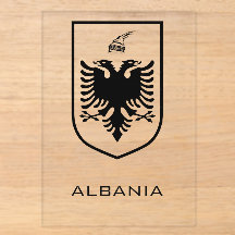 Albanisches Nationalwappen Heritage Tinte