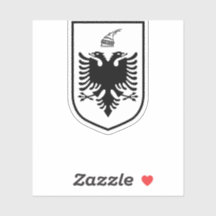 Albanisches Nationalwappen Heritage Tinte
