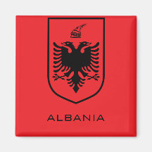 Albanisches Nationalwappen Heritage Tinte