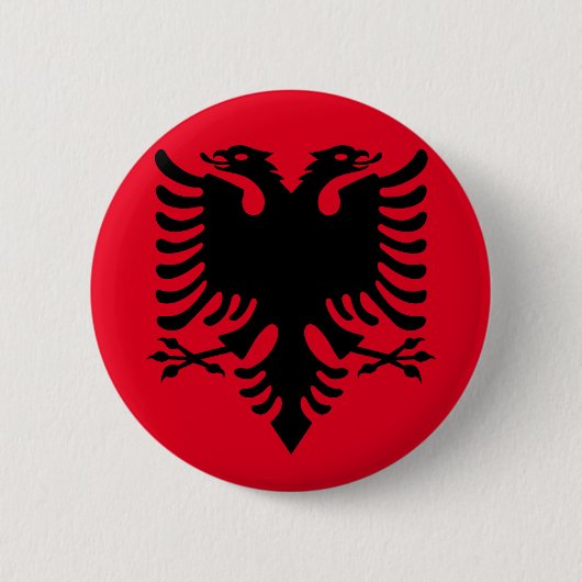 Albanisches Wappen Button (Vorderseite)