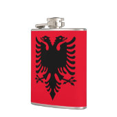 Albanisches Wappen Flachmann (Links)