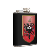 Albanisches Wappen Flachmann (Rechts)