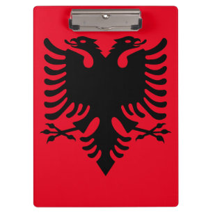 Albanisches Wappen Klemmbrett