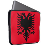 Albanisches Wappen Laptopschutzhülle (Vorne Rechts)