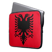 Albanisches Wappen Laptopschutzhülle (Vorderseite Links)