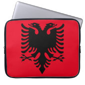 Albanisches Wappen Laptopschutzhülle (Vorderseite)