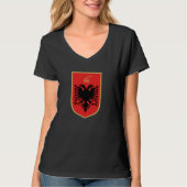 Albanisches WappenT-Shirt T-Shirt (Vorderseite)