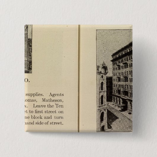 Albany Garage - Zehn Eyck Button (Vorderseite)