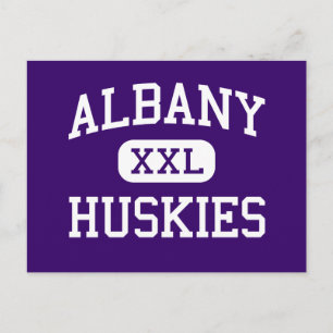 Albany - Huskies - Senior - Albany Minnesota Postkarte