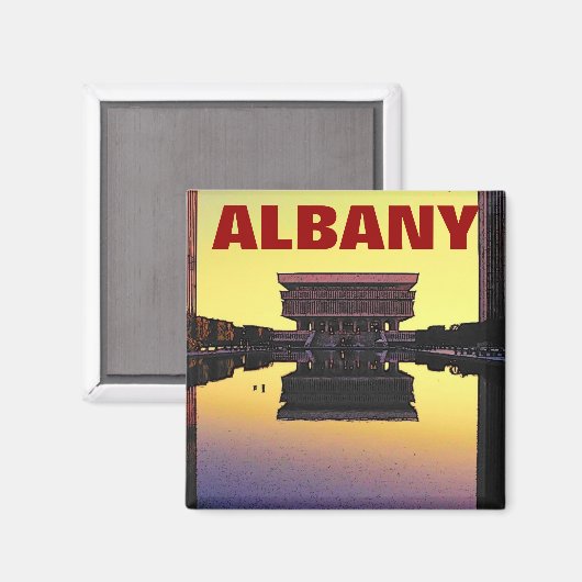 Albany Magnet (Vorderseite/Rückseite)
