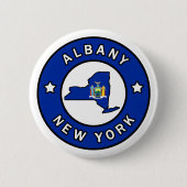 Albany New York Button (Vorderseite)
