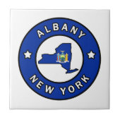 Albany New York Fliese (Vorderseite)