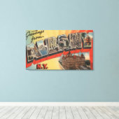 Albany, New York - Große Briefszenen Leinwanddruck (Insitu (Holzboden))