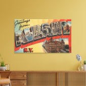 Albany, New York - Große Briefszenen Leinwanddruck (Insitu (Wohnzimmer))